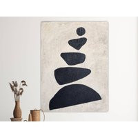 Wabi Sabi Canvas Art Black & White Minimalist Zen Japandi Decor | Etsy (US)