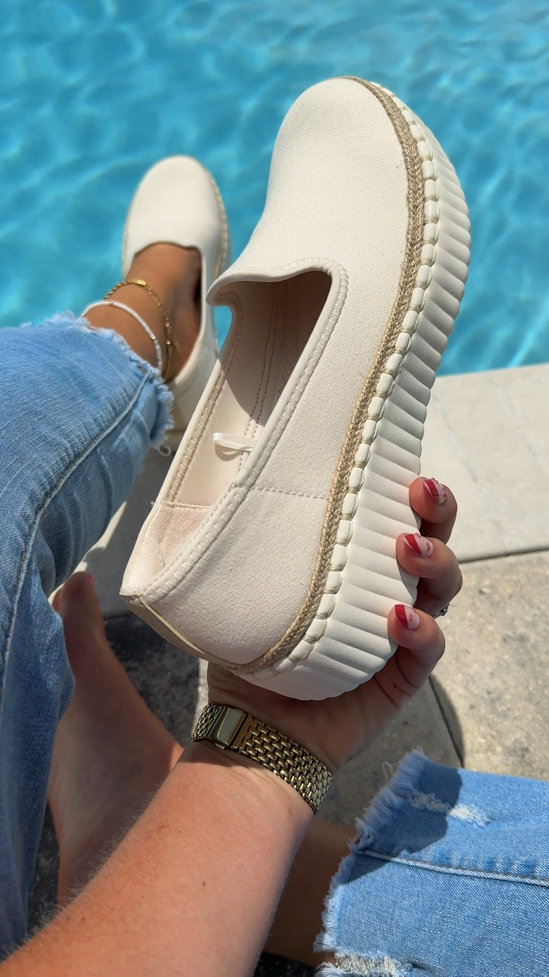 The cutest canvas slip Ons #sliponshoes #skechers #loafers

#LTKOver40 #LTKTall #LTKTravel