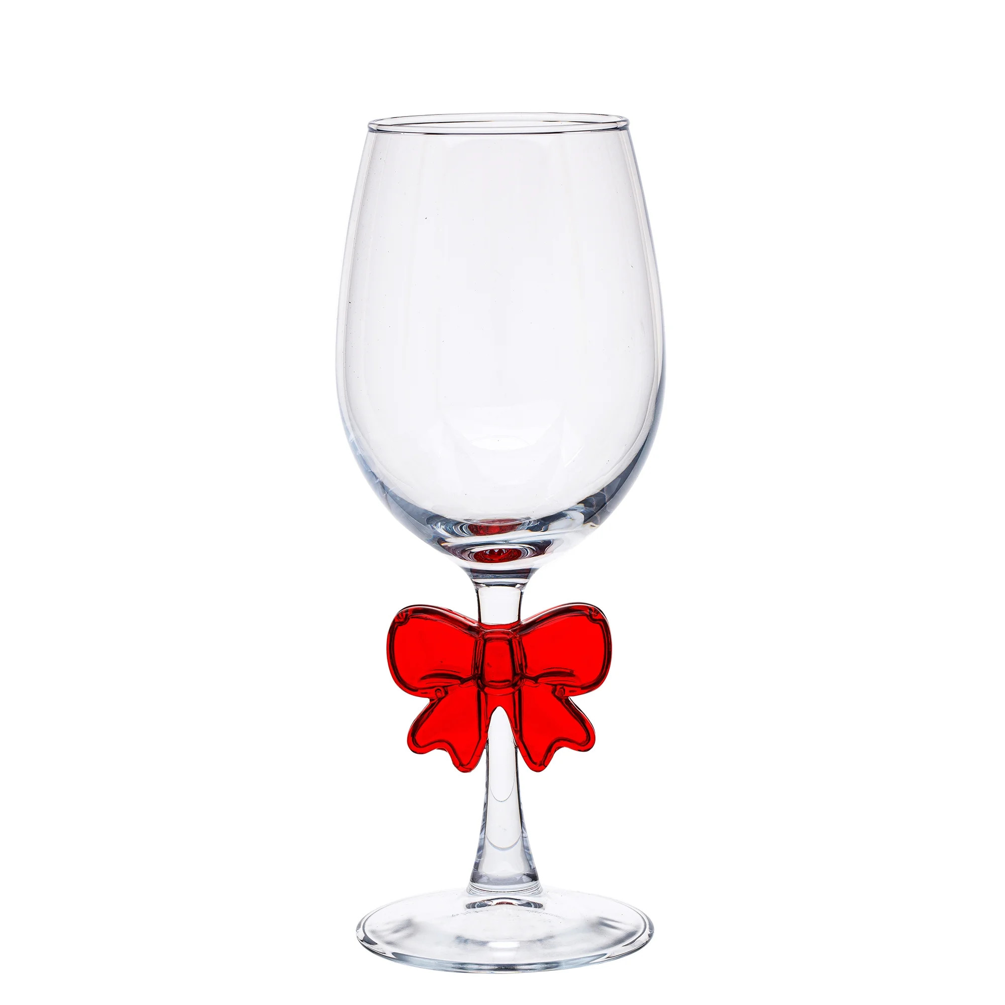White Wine Glass with Bow Holiday Time | Walmart (US)