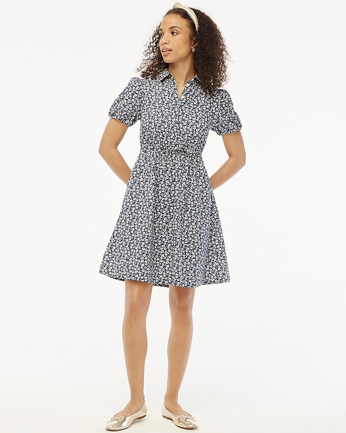 Short-sleeve collared mini dress | J.Crew Factory