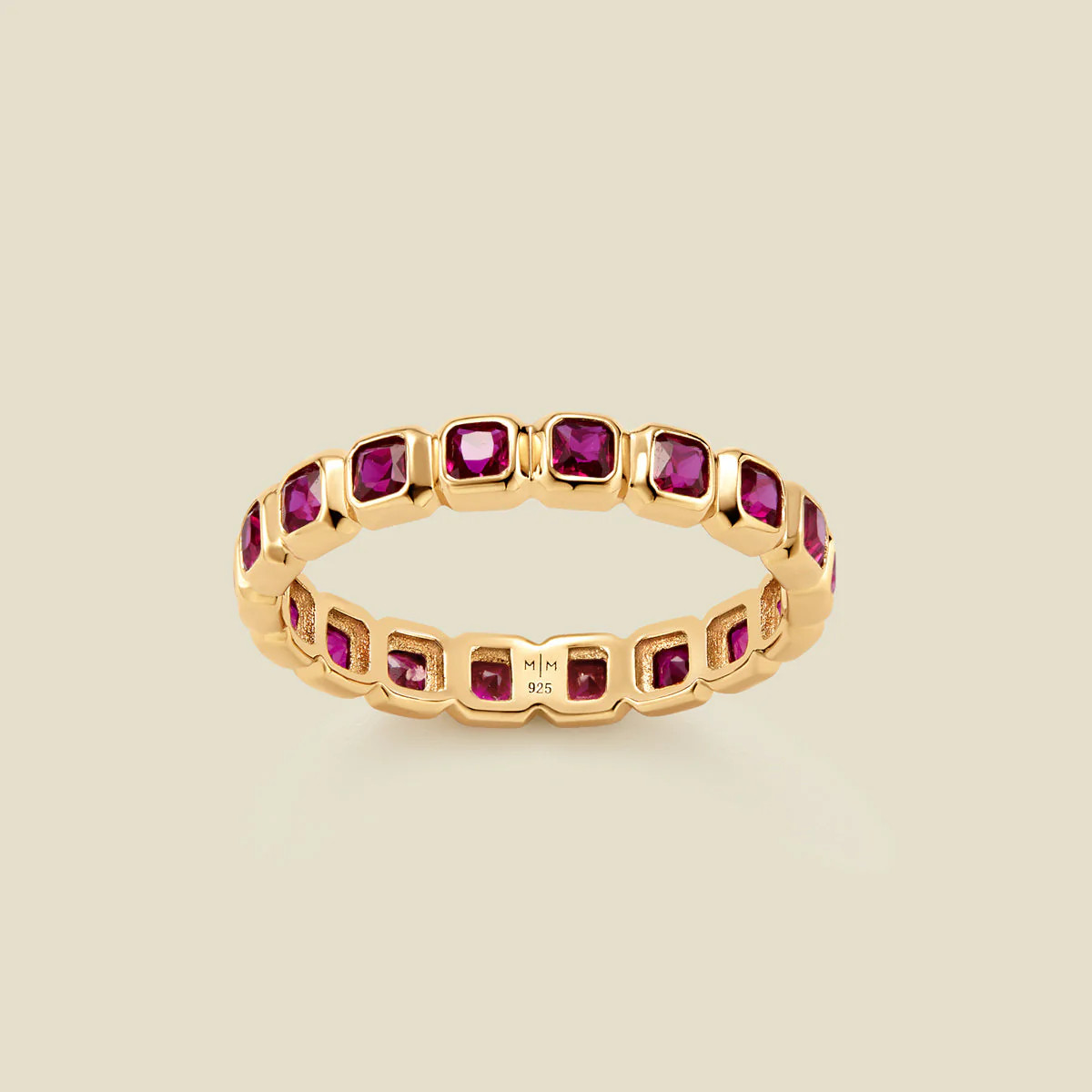 July Birthstone Eternity Ring | Made By Mary | Made By Mary