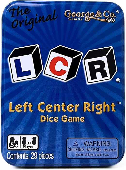 LCR® Left Center Right™ Dice Game - Blue Tin | Amazon (US)