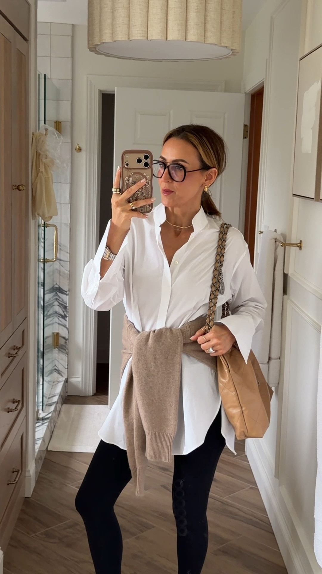 Friday fit: getting lots of use out of my stirrup leggings! Size xs, long shirt and cashmere sweater also xs

#LTKootd #LTKgrwm #LTKSeasonal