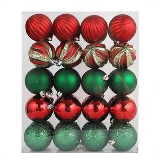 40 ct 2" Red & Green Shatterproof Ball Ornaments by Ashland® | Michaels® | Michaels Stores