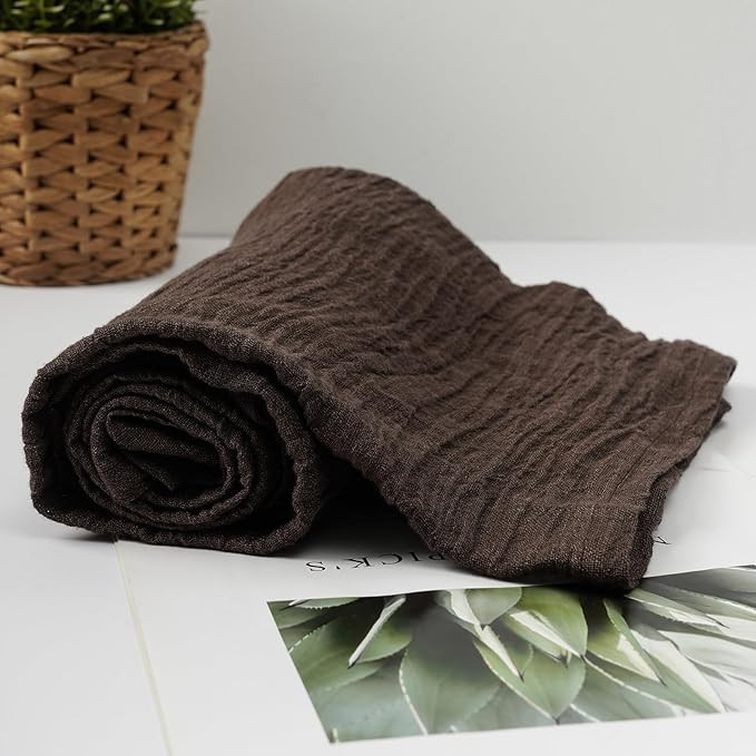 100% Flax Linen Bath Towel 33.5x53 Inches Natural Lightweight Hair Towel for Bathroom Beach Trave... | Amazon (US)