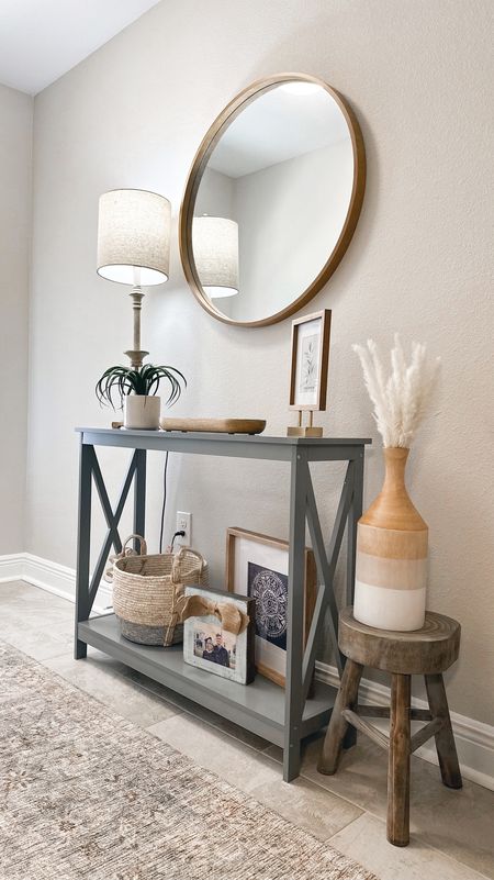 Our home entryway is now decorated with beautiful farmhouse inspired furniture. #EntryWay #Home #HomeDecor #AmazonFinds #TargetFinds

#LTKfamily #LTKhome #LTKFind