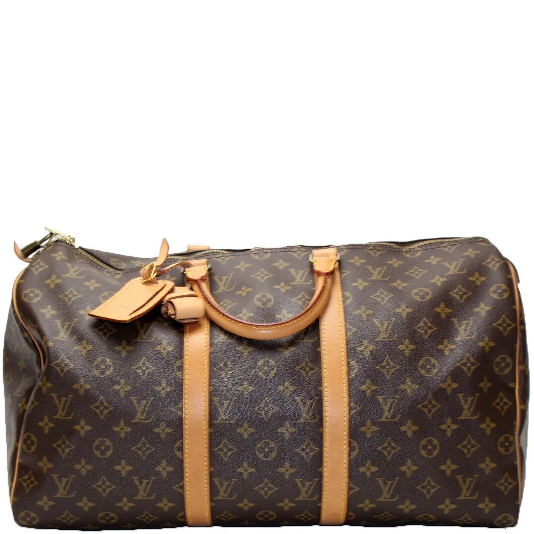 Keepall 50 Monogram (PL1) | Keeks Designer Handbags