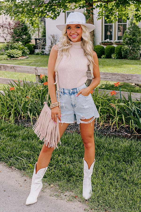 Cozy In Montauk Knit Top In Birch | Impressions Online Boutique