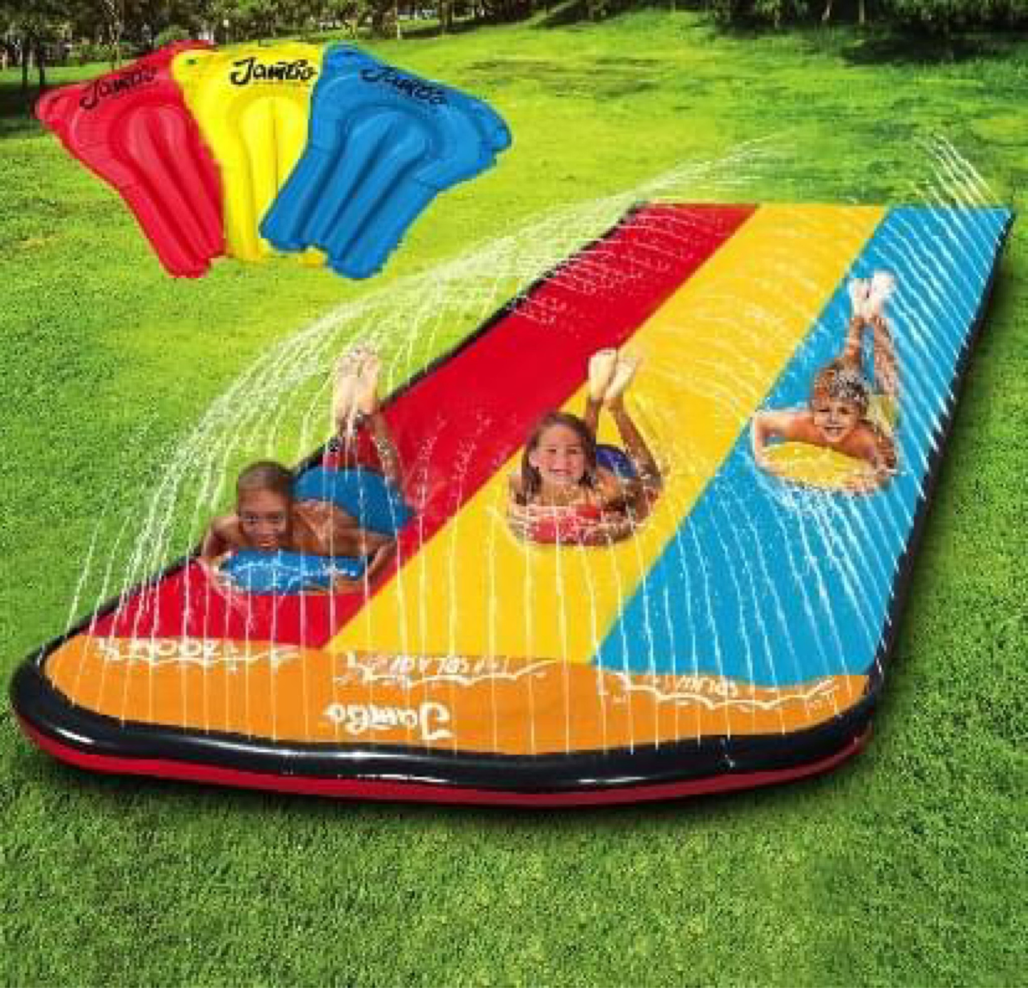 Jumbo water slide
Fashionablylatemom 
Fashionably late mom 