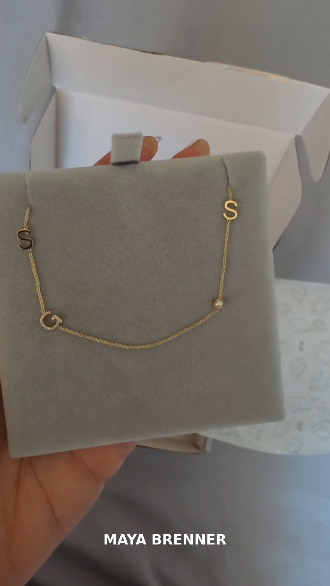 I am beyond excited to unbox this beautiful gold personalized necklace kindly gifted to me by @mayabrenner ! I am obsessed with this super special necklace that I was able to personalize with the initials of my three children and my birthstone 💖 they have the option for up to 7 letters / charms, I've linked some of the other personalized necklace options here as well

#LTKmomlife #LTKSeasonal #LTKSaleAlert