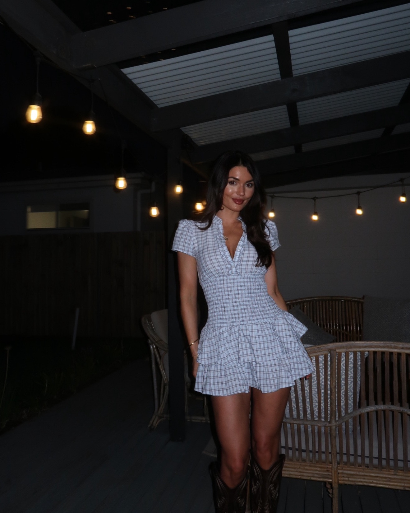 Checked mini dress & a wine please! #checkeddress #minidress #sundress 

#LTKdresses #LTKuk #LTKsummer