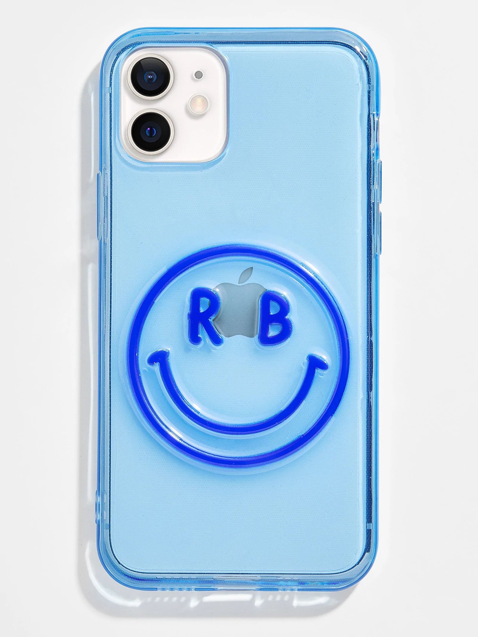 All Smiles Custom iPhone Case: Light Blue / Cobalt | BaubleBar (US)
