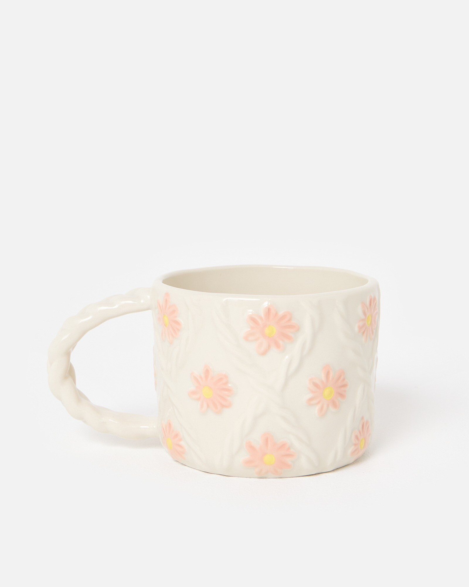 Shrimps x Oliver Bonas Knitted Flower Mug | Oliver Bonas | Oliver Bonas (Global)