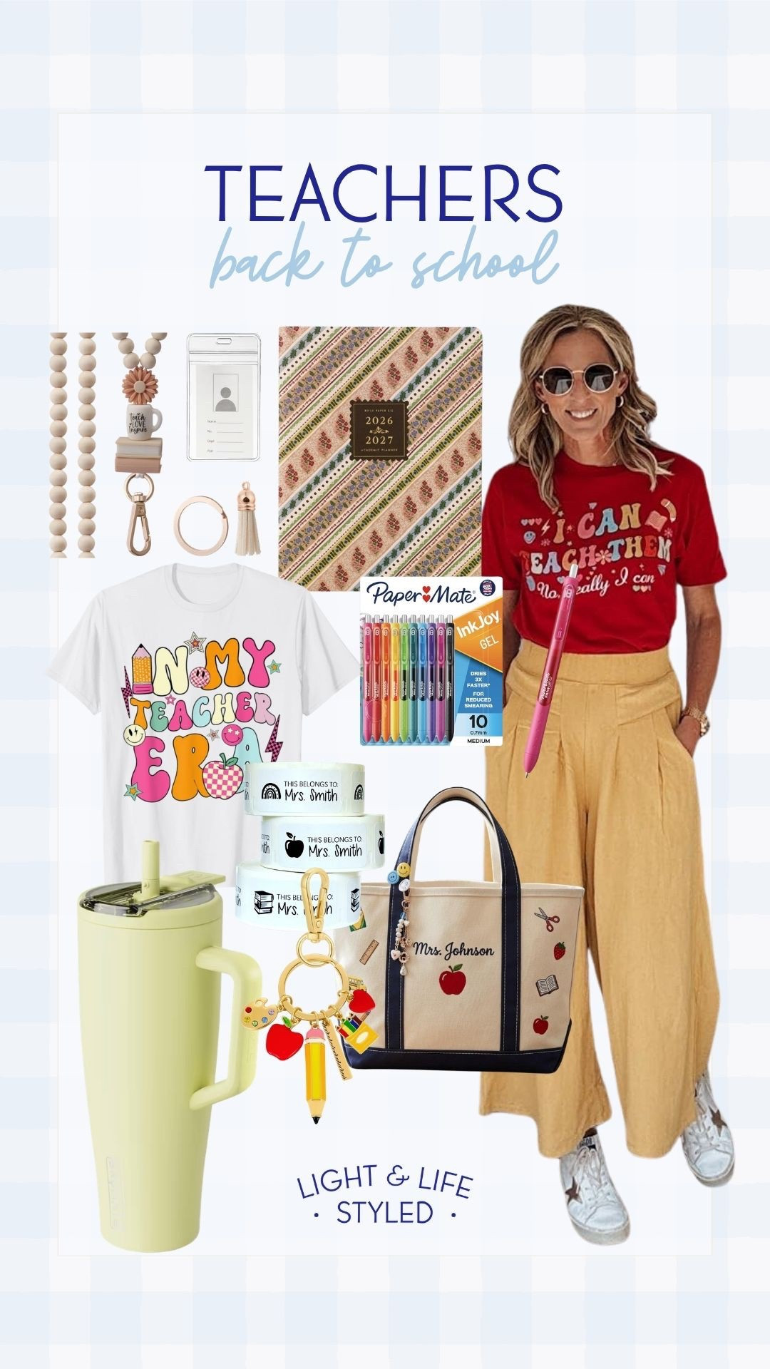 It’s nearly time to go back to learning land and I’m rounding up some of my favorite teacher must haves. From a cute and comfortable outfit, to labels and a personalized tote… these are on my list as someone who has worked in education for years!
Back to school

#LTKOver40 #LTKSeasonal