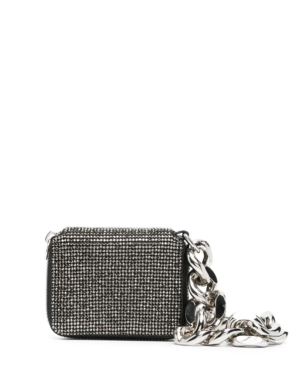 Kara chain-link Detail crystal-embellished Mini Bag - Farfetch | Farfetch Global