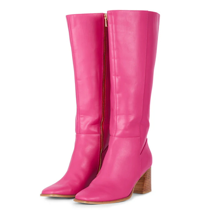 Magenta Knee High Boot | Never Fully Dressed US