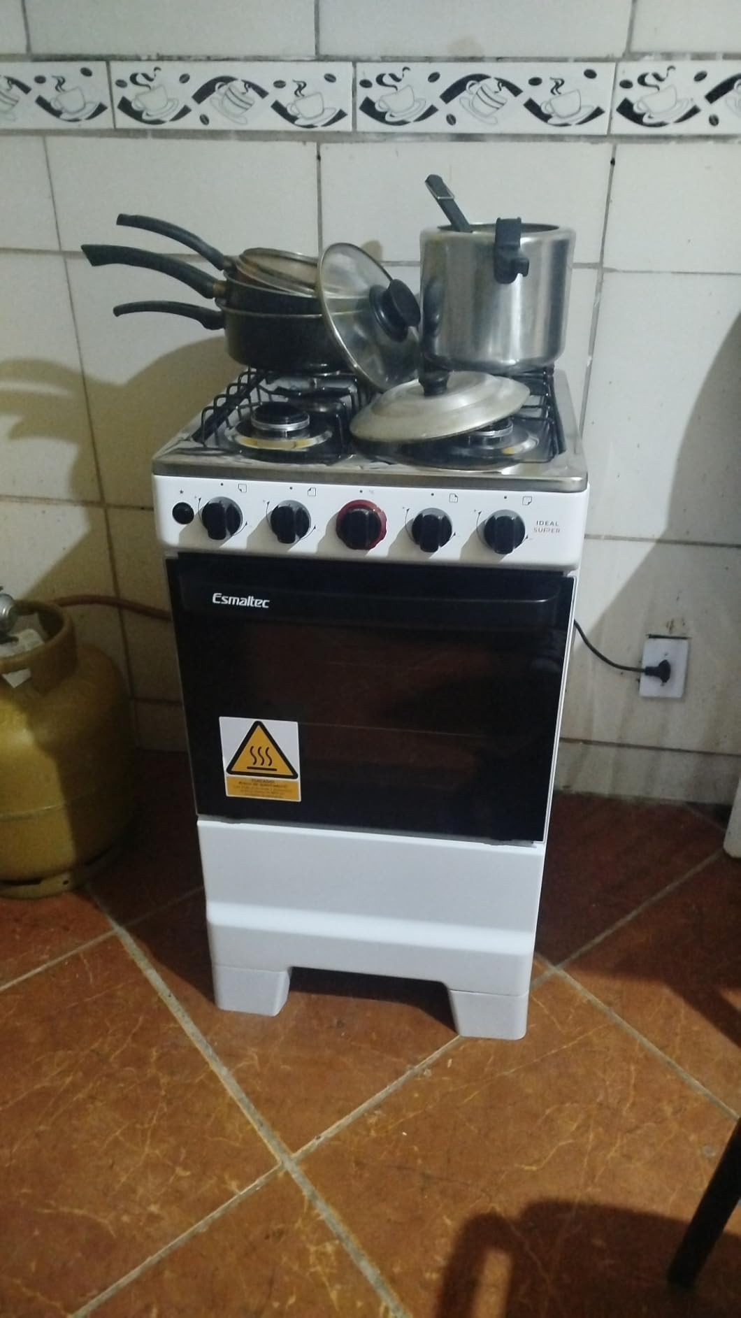 Fogão a Gás Mesa Inox Forno 50L Limpa Fácil e Acendimento Automático Esmaltec IDEAL Super F4I... | Amazon (BR)