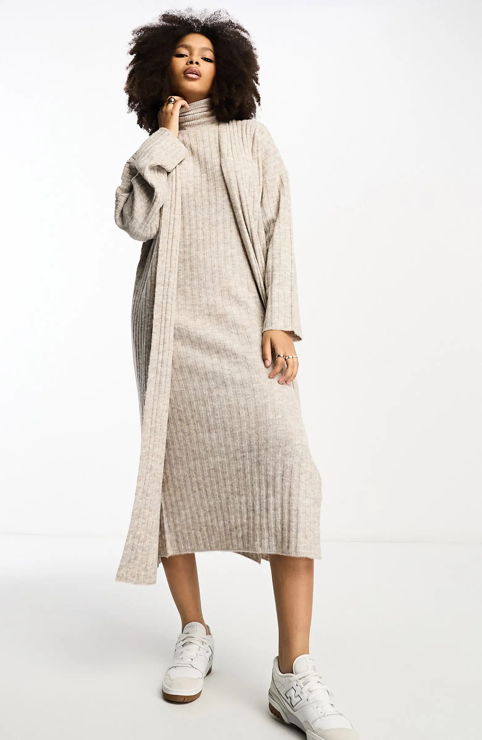 ASOS DESIGN Rib Maxi Cardigan | Nordstrom | Nordstrom