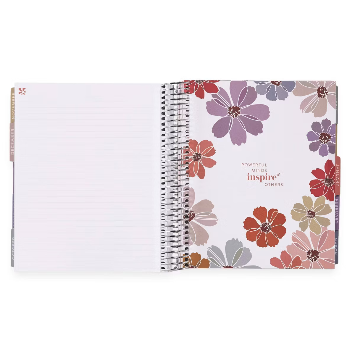 Erin Condren July 2024 - June 2025 Weekly/Monthly Planner 9"x7" Groovy Blooms | Target