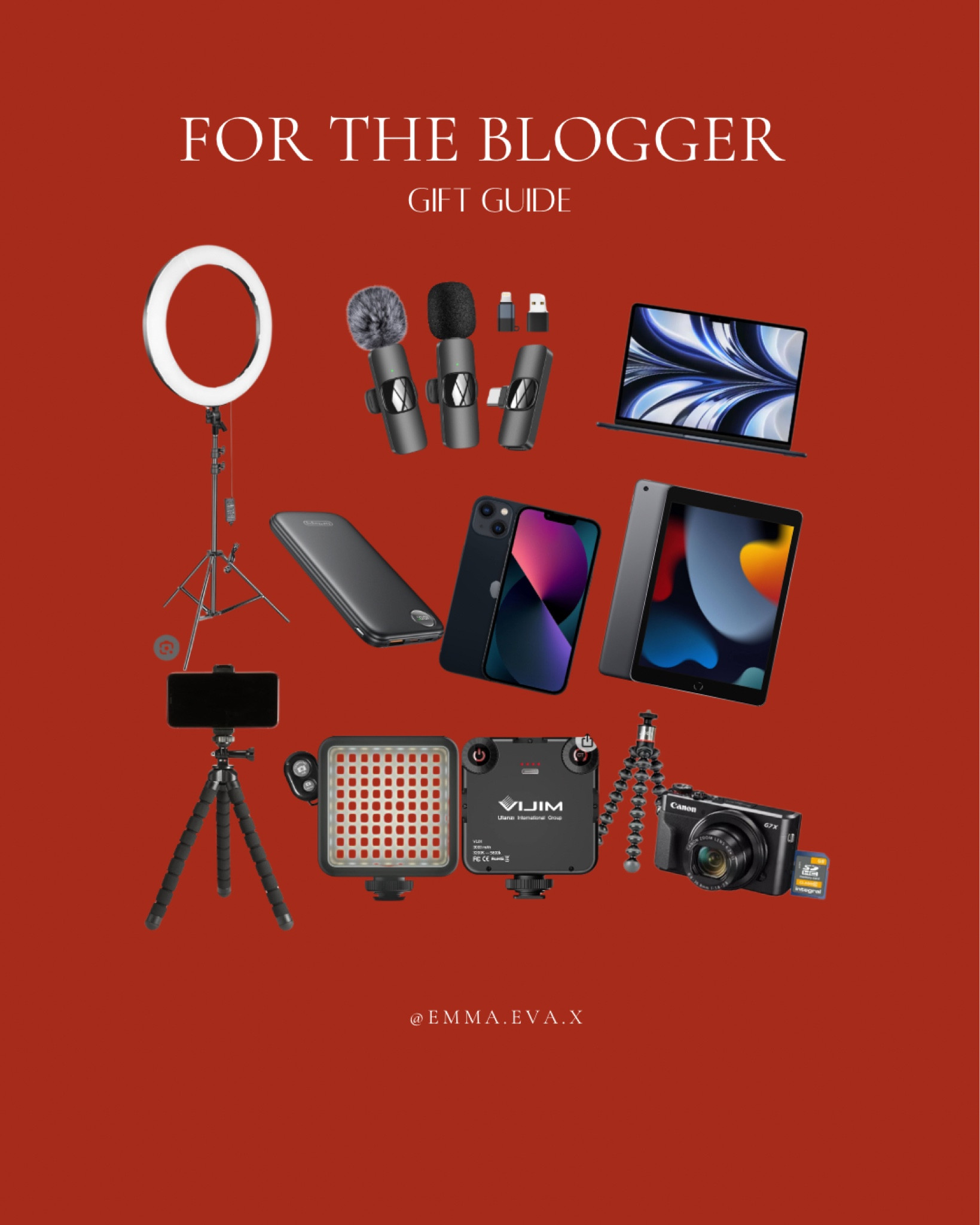 Gift guide for the blogger UGC creator 

#LTKuk #LTKgiftguide #LTKeurope