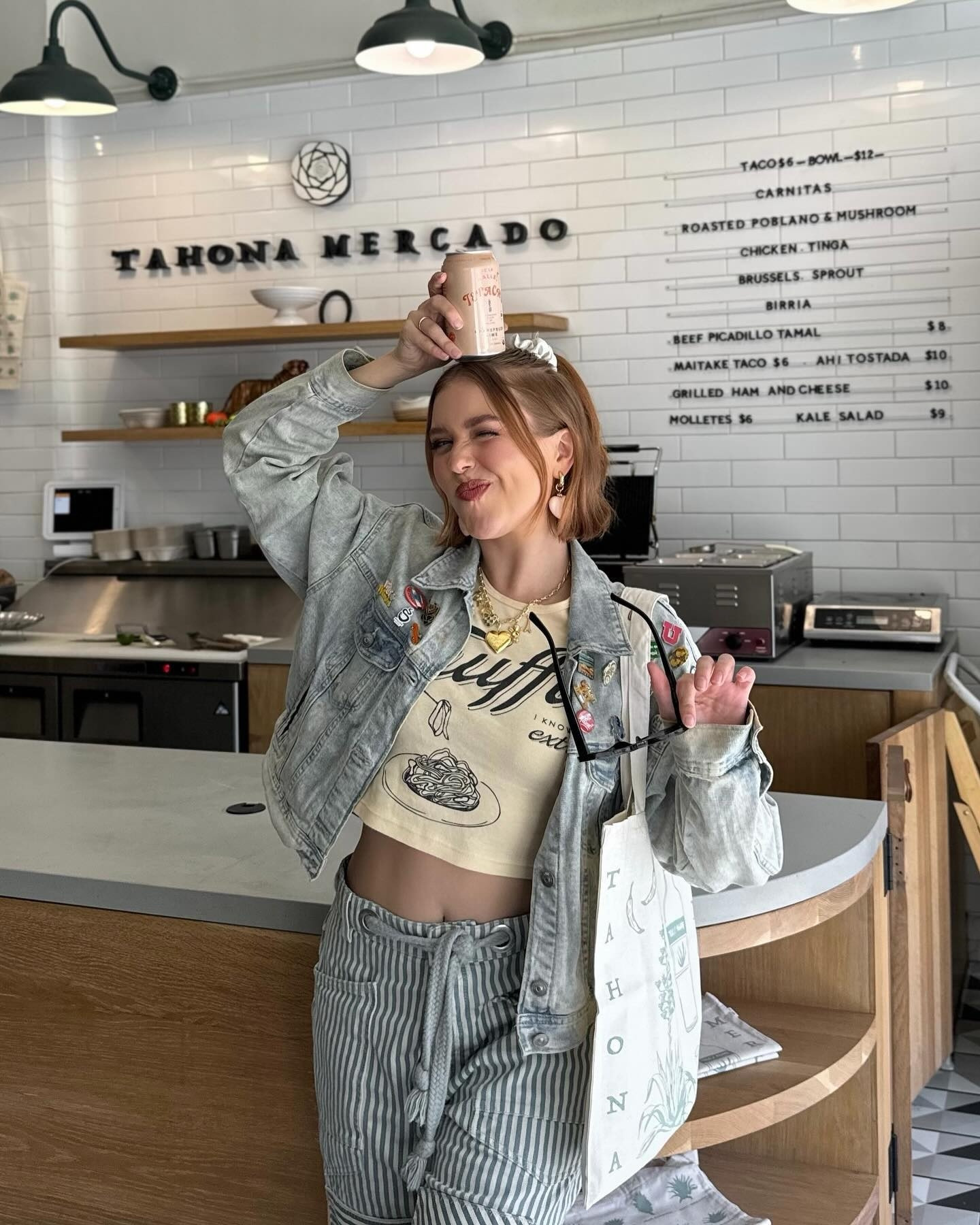 Midday bevie break 😌🫶🥤 

wearing my best seller on LTK - pants from @freepeople !! 

#freepeoplestyle #charmnecklace #babytee #pintereststyle #adidasgazelle

#LTKStyleTip