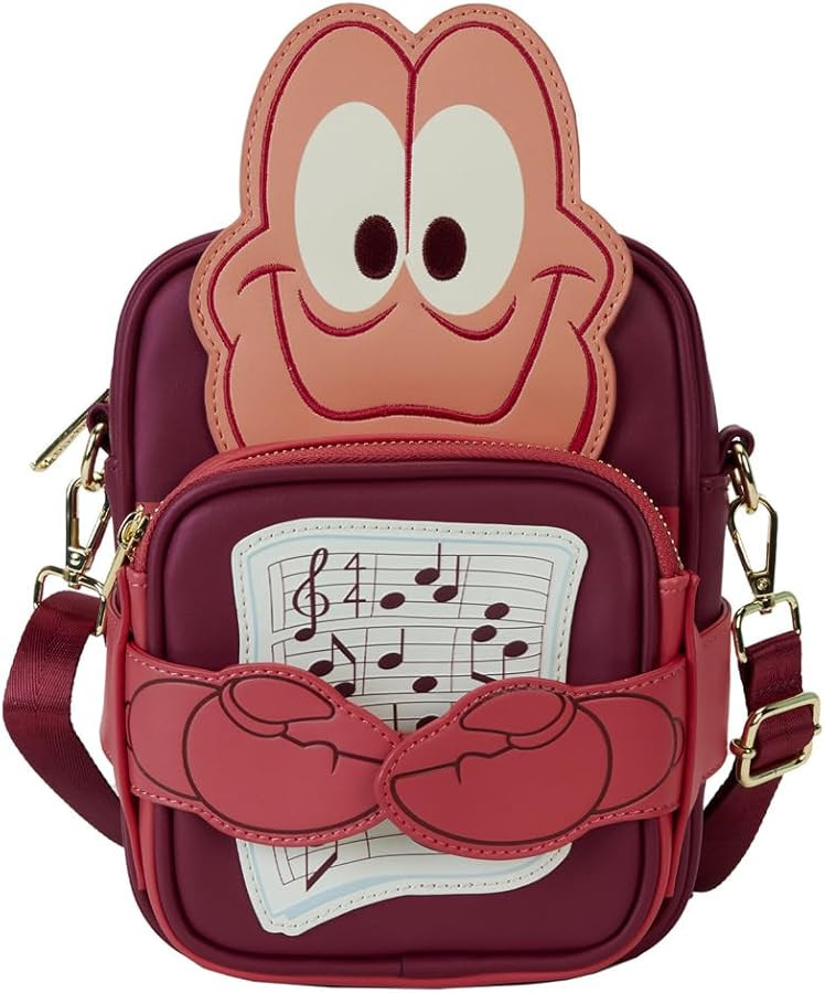 Loungefly Disney The Little Mermaid 35th Anniversary Sebastian Crossbody Bag | Amazon (US)