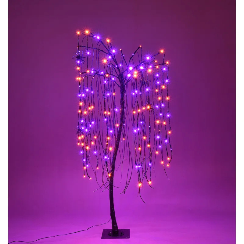 The Holiday Aisle® Halloween Willow Lighted Trees & Branches & Reviews | Wayfair | Wayfair North America