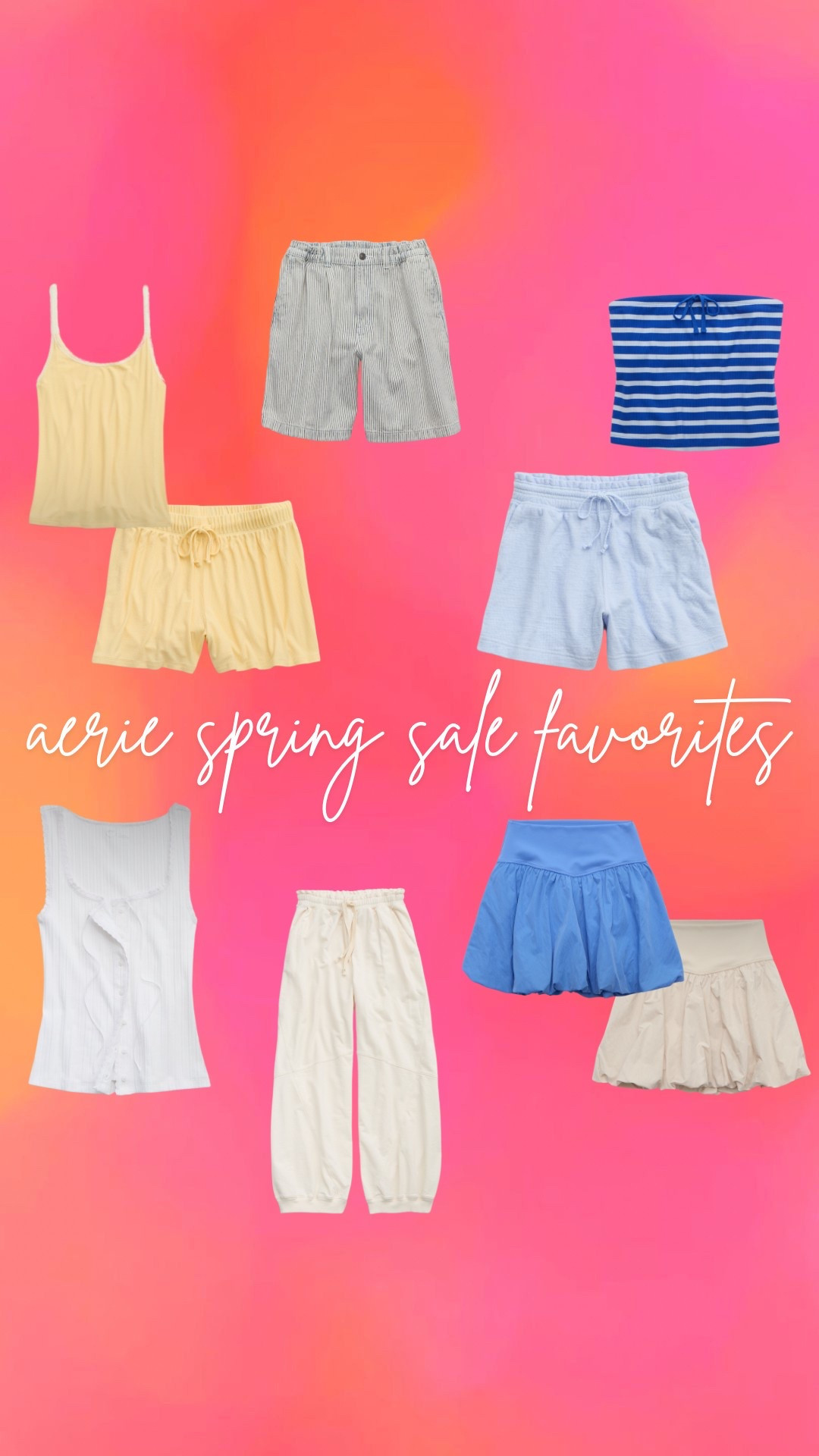 current aerie favorites that are soo cute for spring & on sale rn 🌷💘⭐️ 

#LTKStyleTip #LTKSpringSale #LTKFindsUnder50