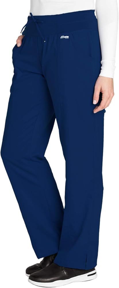 Grey's Anatomy 4-Pocket Yoga Knit Pant for Women - Modern Fit Medical Scrub Pant | Amazon (US)