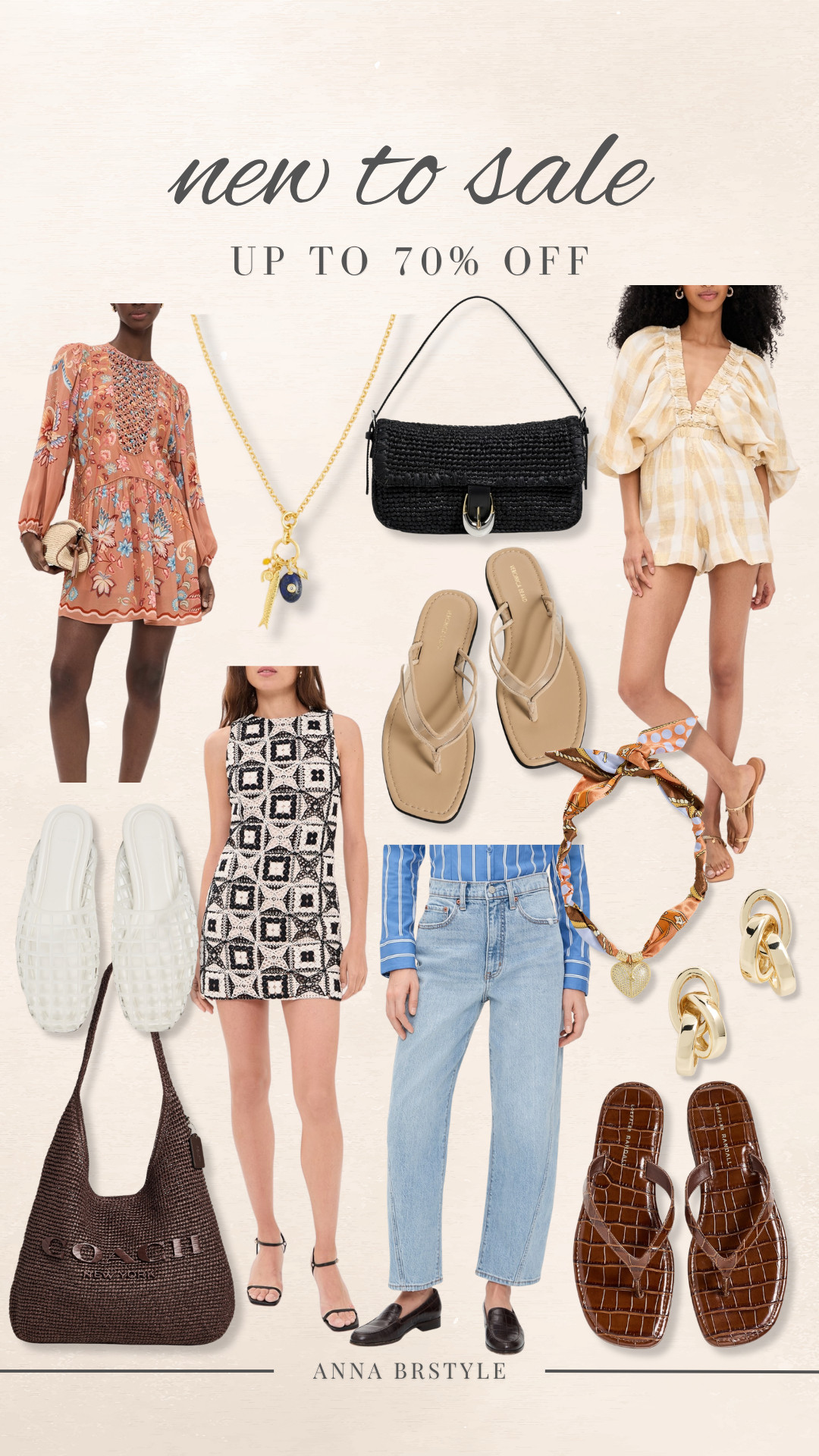 New markdowns just hit, and there are so many good finds in this sale. From versatile denim and easy dresses to timeless accessories and everyday shoes, these are the pieces I'd grab before sizes start disappearing. Up to 70% off makes this the perfect time to refresh your wardrobe without paying full price.

sale finds, new markdowns, fashion sale, women's clothing, summer style, fall transition pieces, designer deals, handbags, shoes, denim, annabrstyle 

 #LTKootd #LTKSeasonal #LTKSaleAlert