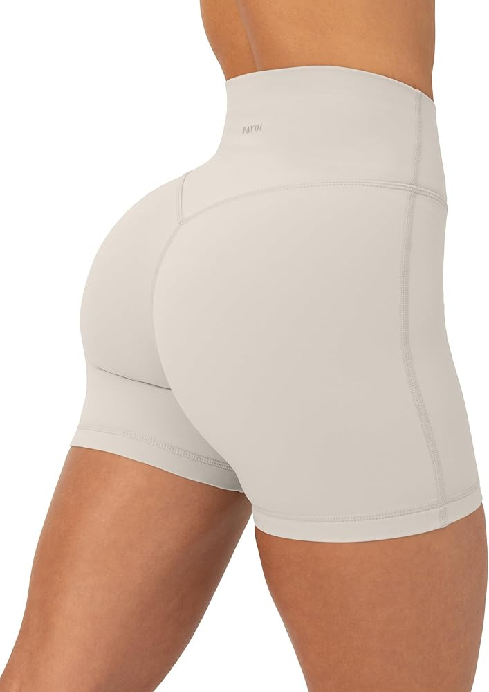PAVOI ACTIVE Yoga Shorts for Women High Waisted Gym Shorts Buttery Soft Biker Workout Shorts 4" &... | Amazon (US)