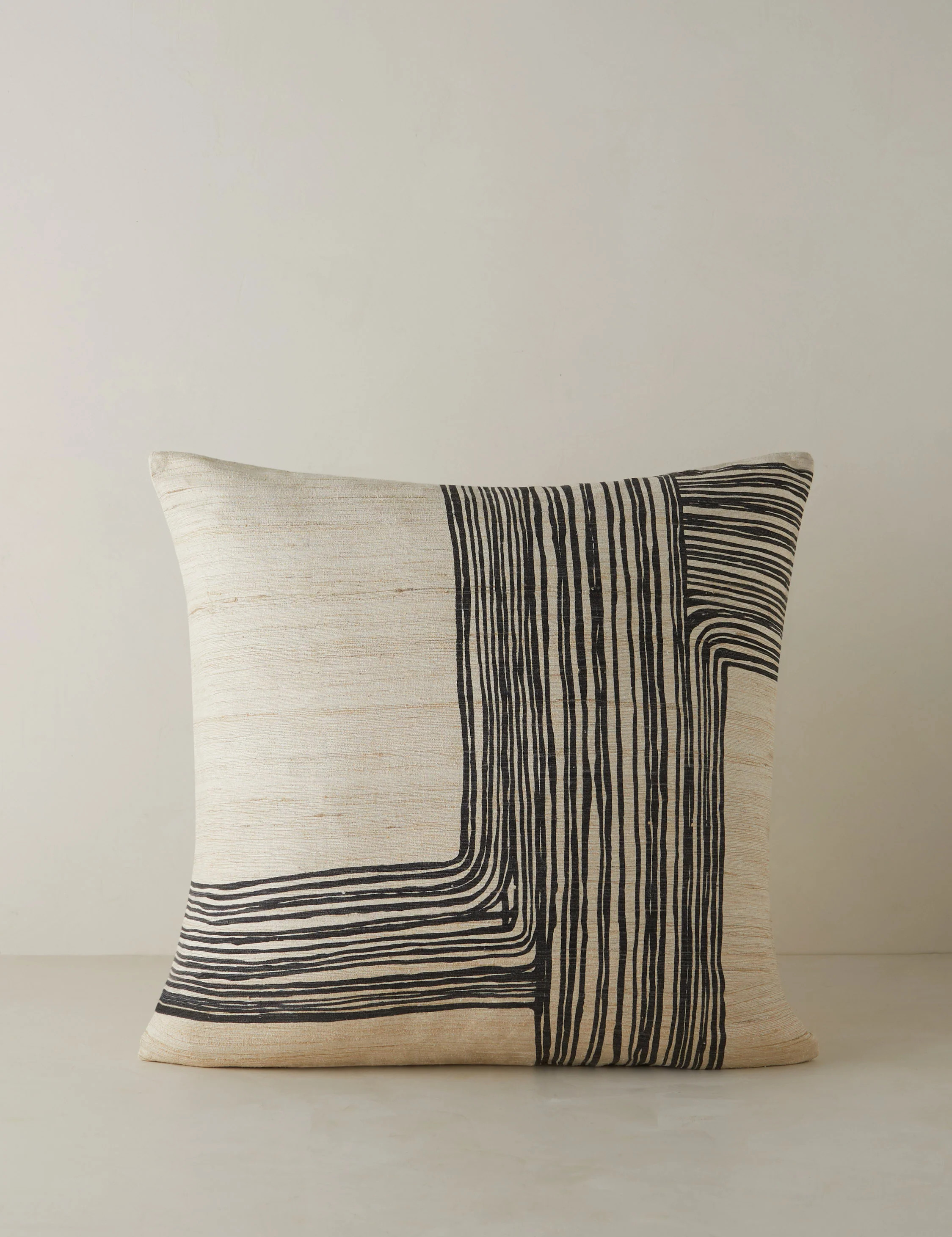 Striations Silk Pillow by \u00c9lan Byrd | Lulu and Georgia 