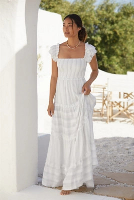 PQ Victoria Smocked Dress | Anthropologie (US)