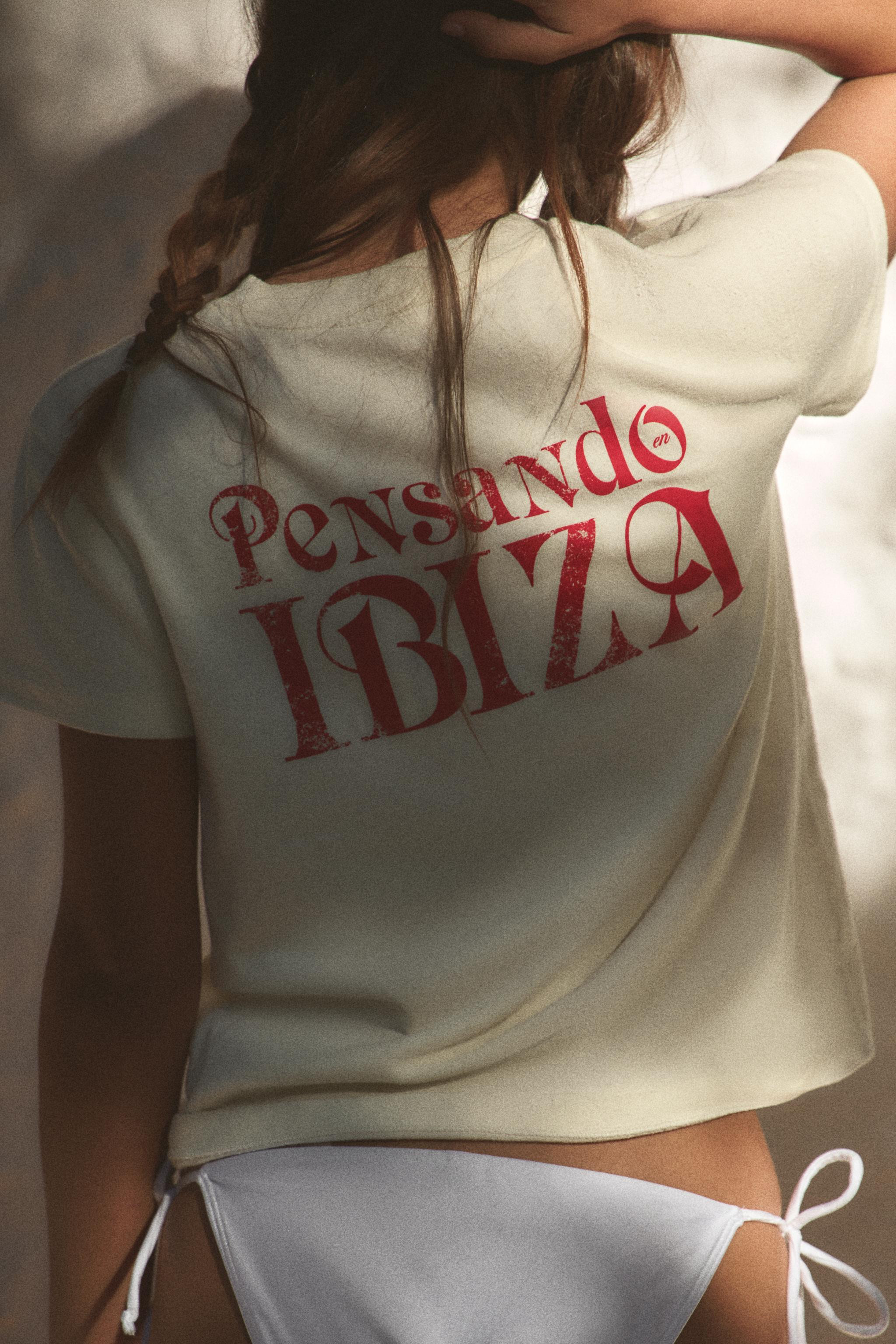 RUSTIC TEXT T-SHIRT | Zara US