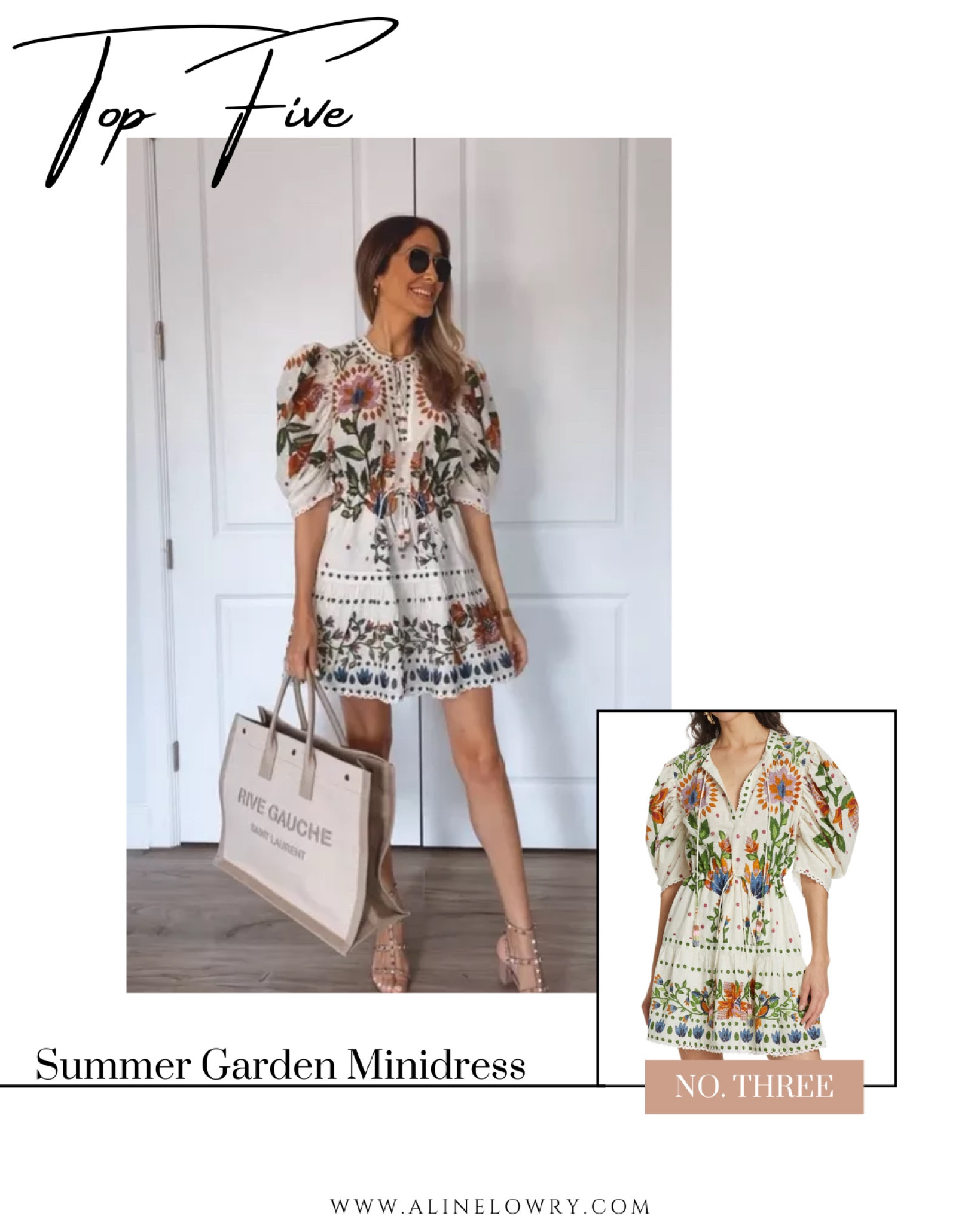 Top Three of this week! Lovely spring dress so gorgeous and stylish Fits true to size, I’m wearing a size small 