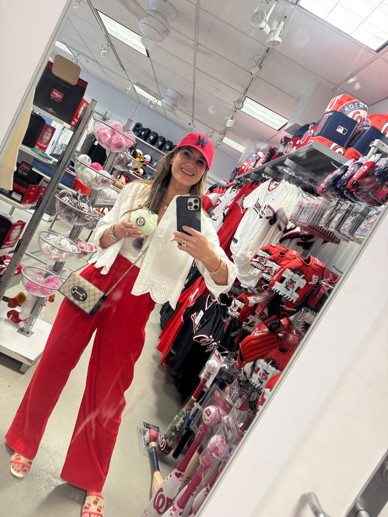 Summer looks These red pants were the perfect all day into night look which ended at the Washington Nationals baseball game  

#LTKSeasonal #LTKFindsUnder50 #LTKOver40