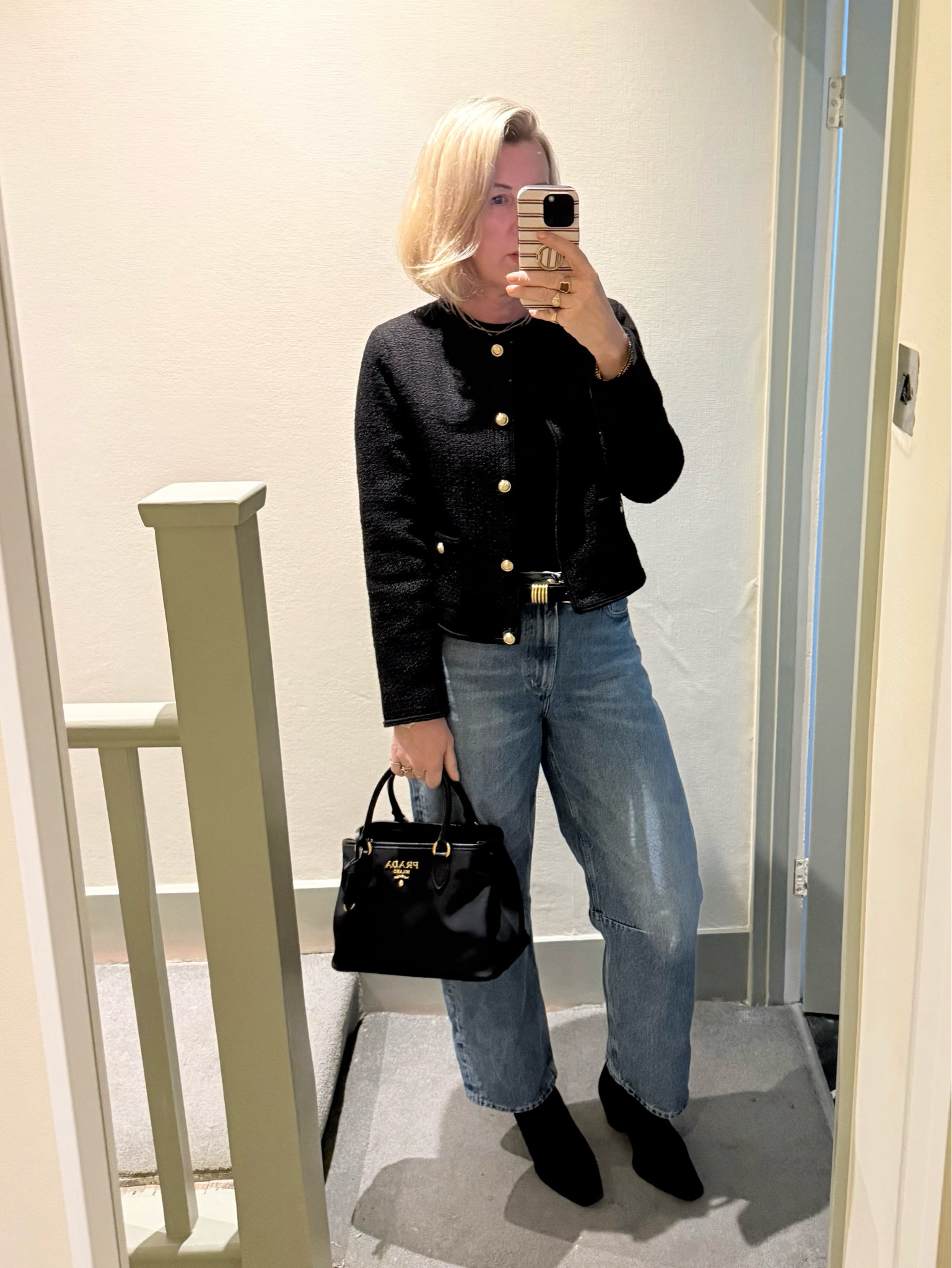 Just jeans and nice jacket. 

#LTKover50style #LTKstyletip #LTKuk