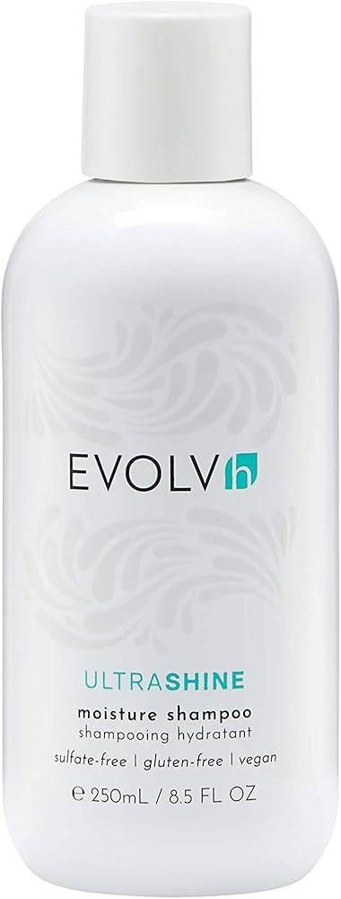 EVOLVh - Natural UltraShine Moisture Shampoo | Vegan, Non-Toxic, Clean Hair Care (8.5 fl oz | 250... | Amazon (US)