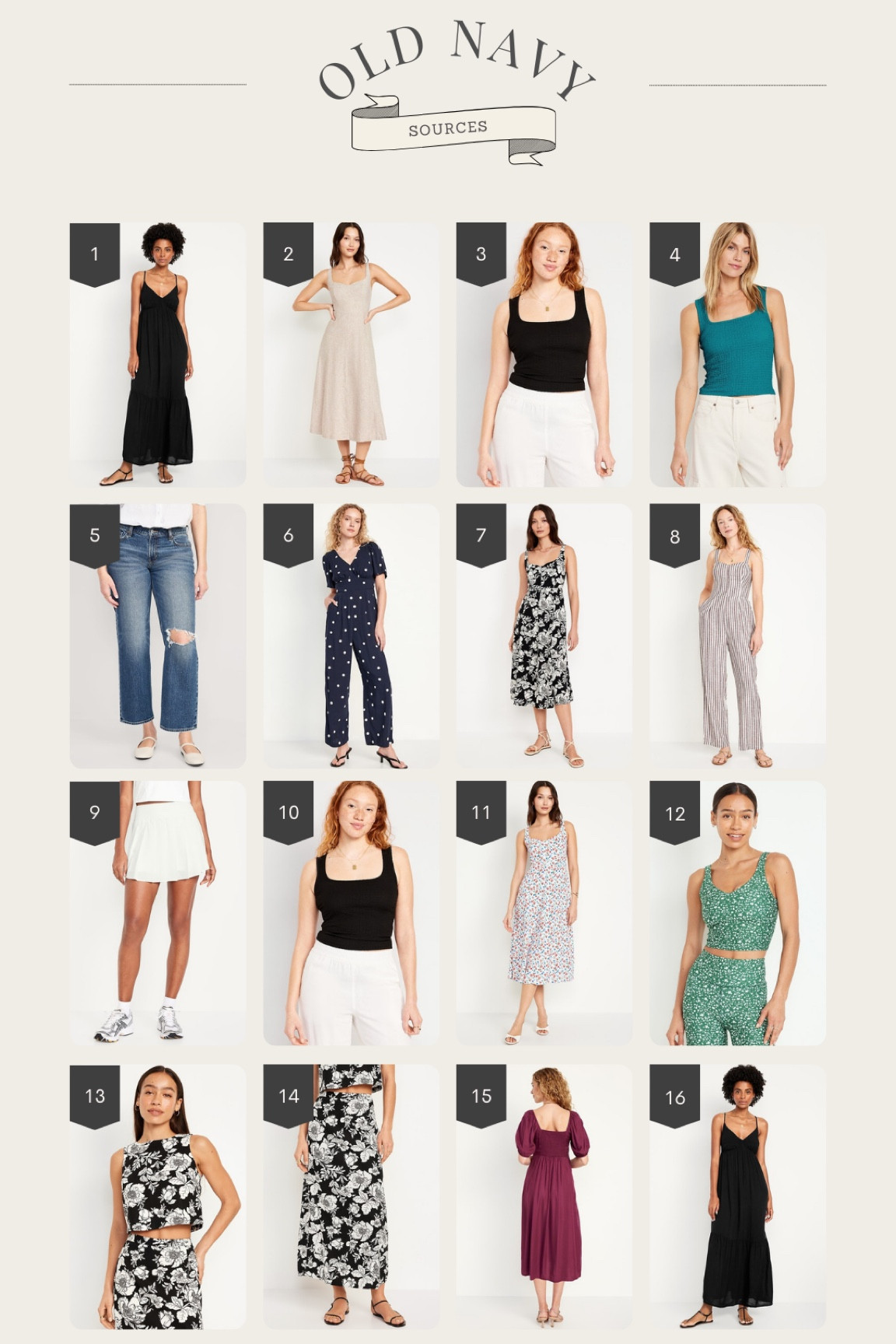 Summer finds at Old Navy