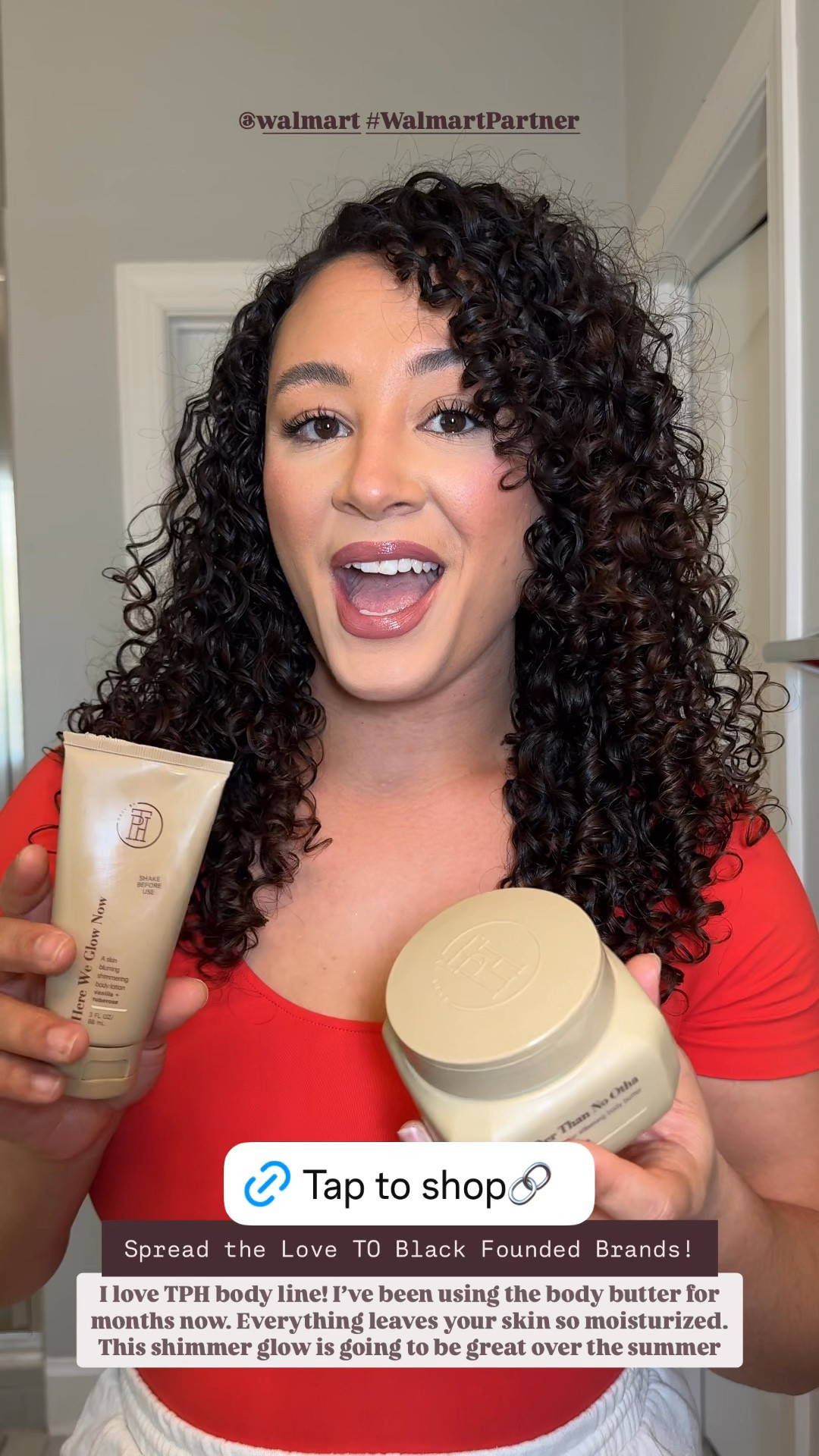 #WalmartPartner This weeks hair routine I used @tphbytaraji  avaliable @walmart and it did not dissapoint. I will be using this combo again. Shop all these on my @shop.ltk let’s spread the love to black founded brands! 