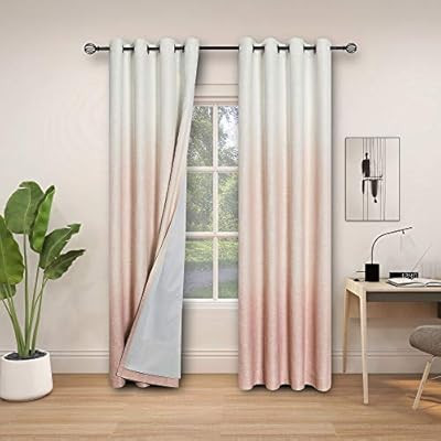 Central Park Ombre 85% Blackout Room Darkening Window Curtains for Bedroom Drapes Heavy Linen Tex... | Amazon (CA)