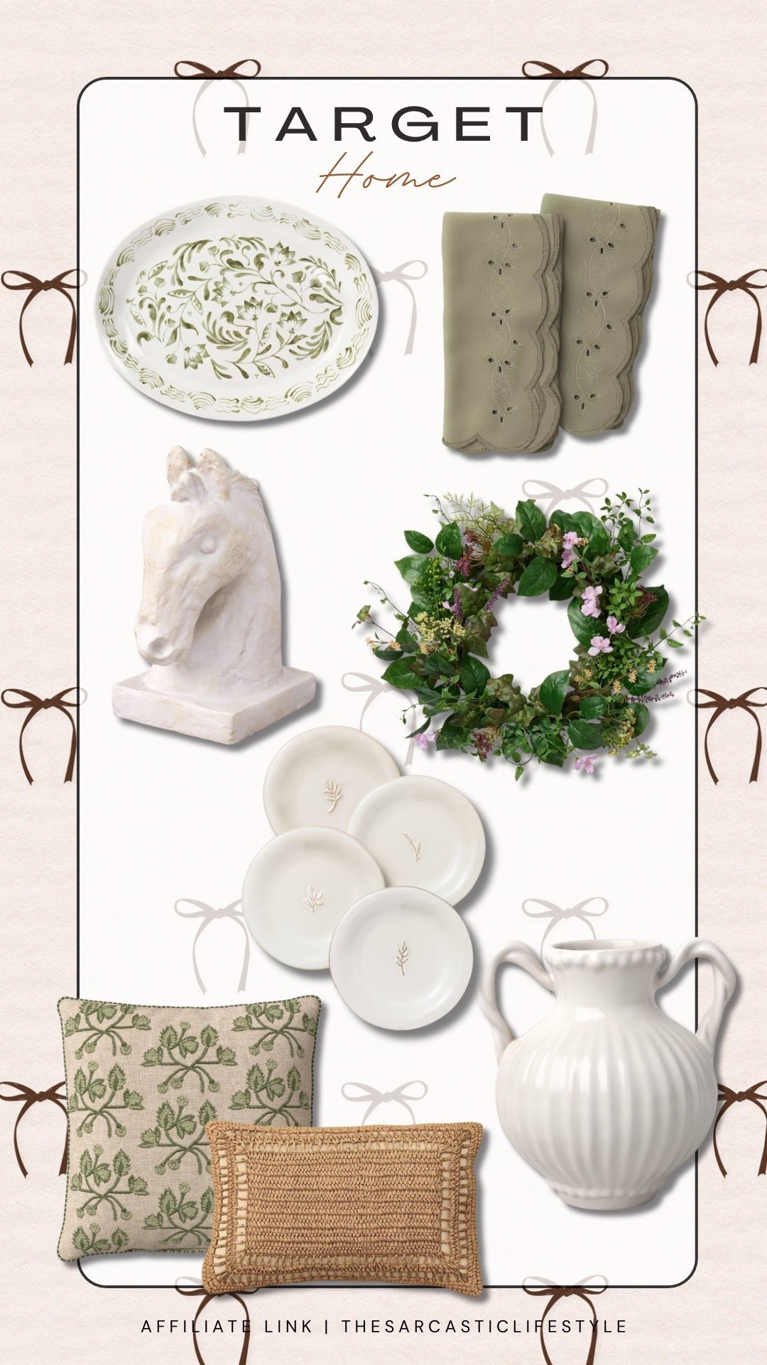 Target home decor has everything I need to create a fresh, inviting space for gatherings this season.

#TargetHome #TargetFinds #SpringHosting #HostessWithTheMostess #HomeDecor #SpringHome #TableSettingInspo #EntertainingAtHome #HostessStyle #HomeInspo #AffordableDecor #TargetStyle #SeasonalDecor #HomeStyling #SpringRefresh #GatherAtHome #CozyHome

#LTKmomlife #LTKHome #LTKdayinmylife