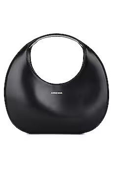 ANINE BING Mini Luna Bag in High Shine Black from Revolve.com | Revolve Clothing (Global)