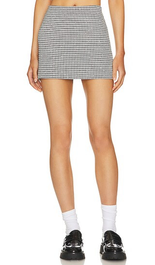 Nadjha Mini Skirt in Black & White | Revolve Clothing (Global)