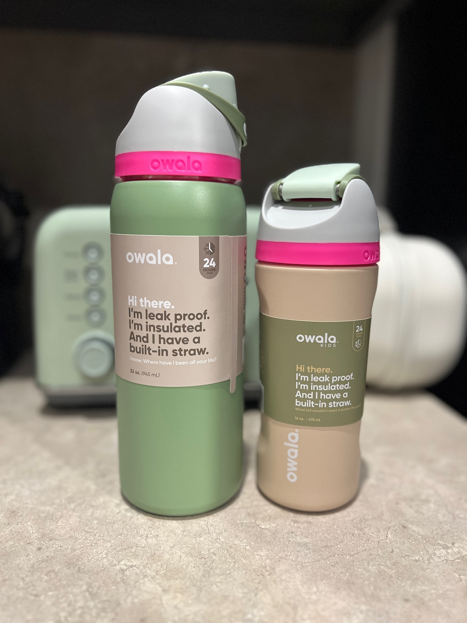 New fave water bottles 🤩 
You can sip, or gulp. Totally leak proof which is perfect because now that I’m a mom of two, I hardly have a free hand to carry a cup so I can just throw this in my bag. The 24 and 32oz still fit in my car cup holders and I love how easy they are to clean. They come in so many colors! 

#owala 

#LTKGiftGuide #LTKkids #LTKtravel