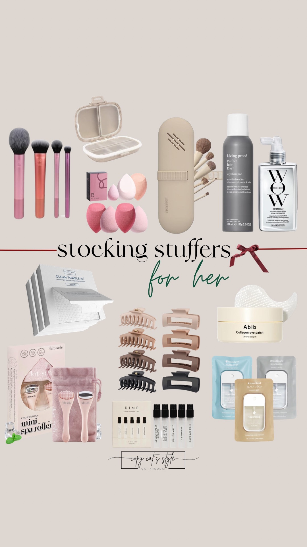 Stocking stuffer gift guide for her! Beauty lover gift ideas. Amazon stocking stuffers. 

#LTKBeauty #LTKFindsUnder50 #LTKGiftGuide
