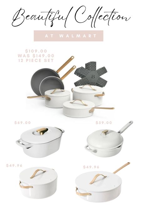 Beautiful Collection by Drew Barrymore Pans on sale! Spruce up your kitchenware. #beautiful #pans #kitchen #whitekitchen 

#LTKSpringSale #LTKsalealert #LTKhome