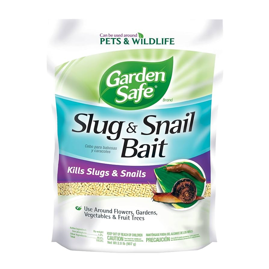 Garden Safe Brand Slug & Snail Bait Granules, 2 Pounds, Slugs & Snails Begin to Die Within 3 to 6... | Amazon (US)