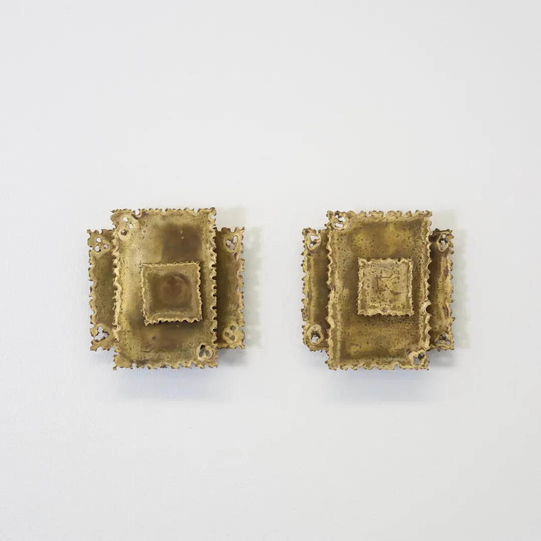 Set of Brutalistic Sconces by Holm Sorensen | 1960s | Denmark - Etsy | Etsy (US)