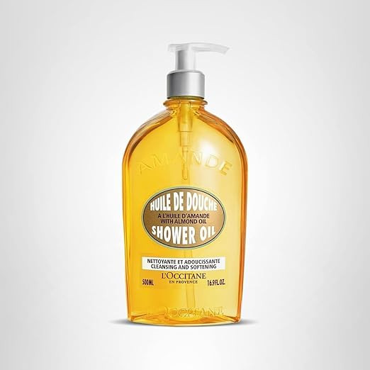 L'OCCITANE Cleansing & Softening Almond Shower Oil, Body Wash & Shaving Base Purifies & Smooths W... | Amazon (US)